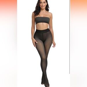 Fleece lined tights